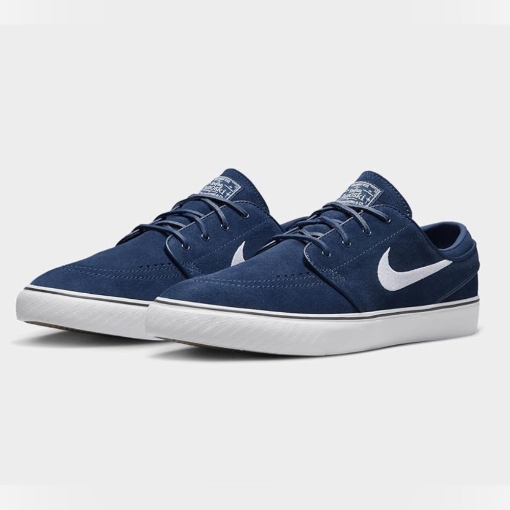 Nike Men’s SB Zoom Janoski OG+ Skate Shoe Sneaker Navy & White Size 12
